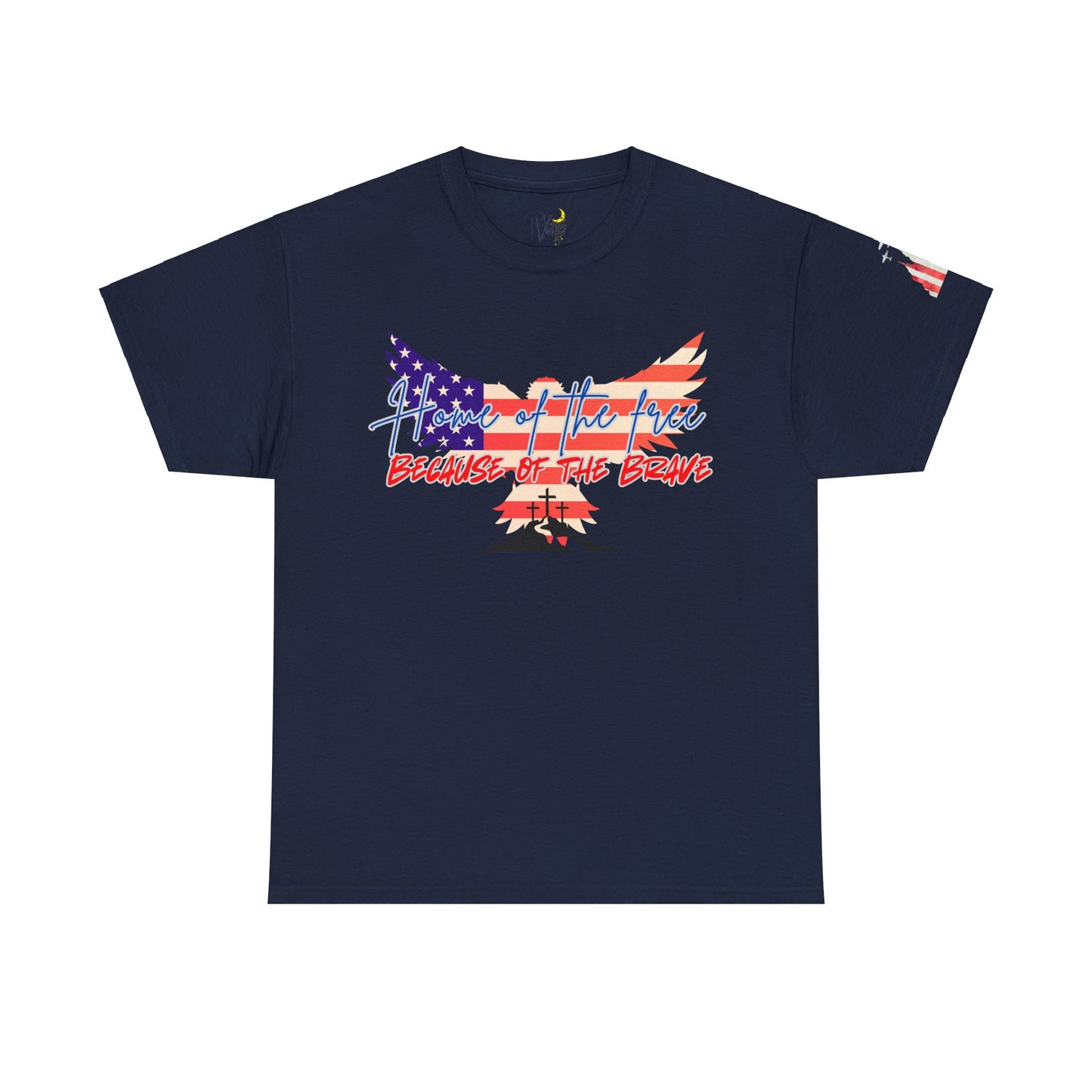 Patriotic T-Shirt - Home of the Free Because of the Brave