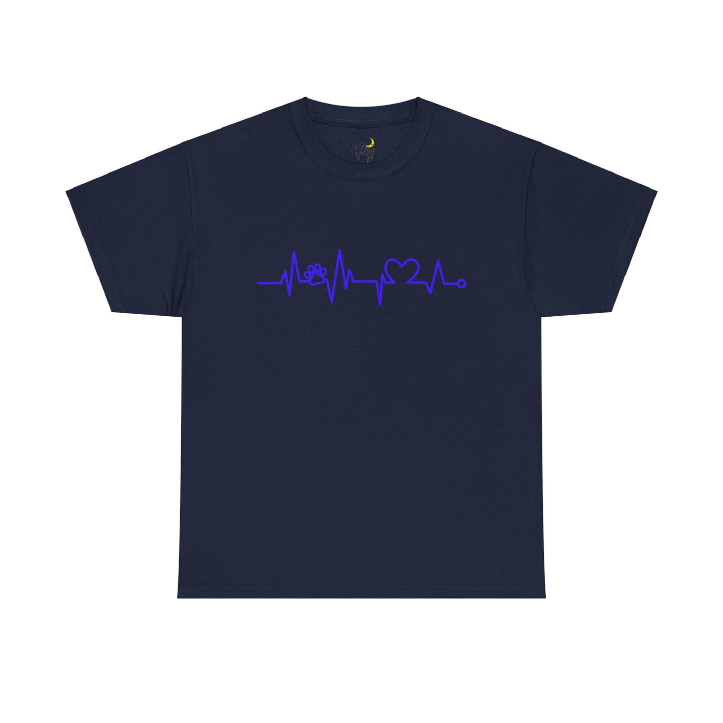 Dog paw. Heartrate Tshirt