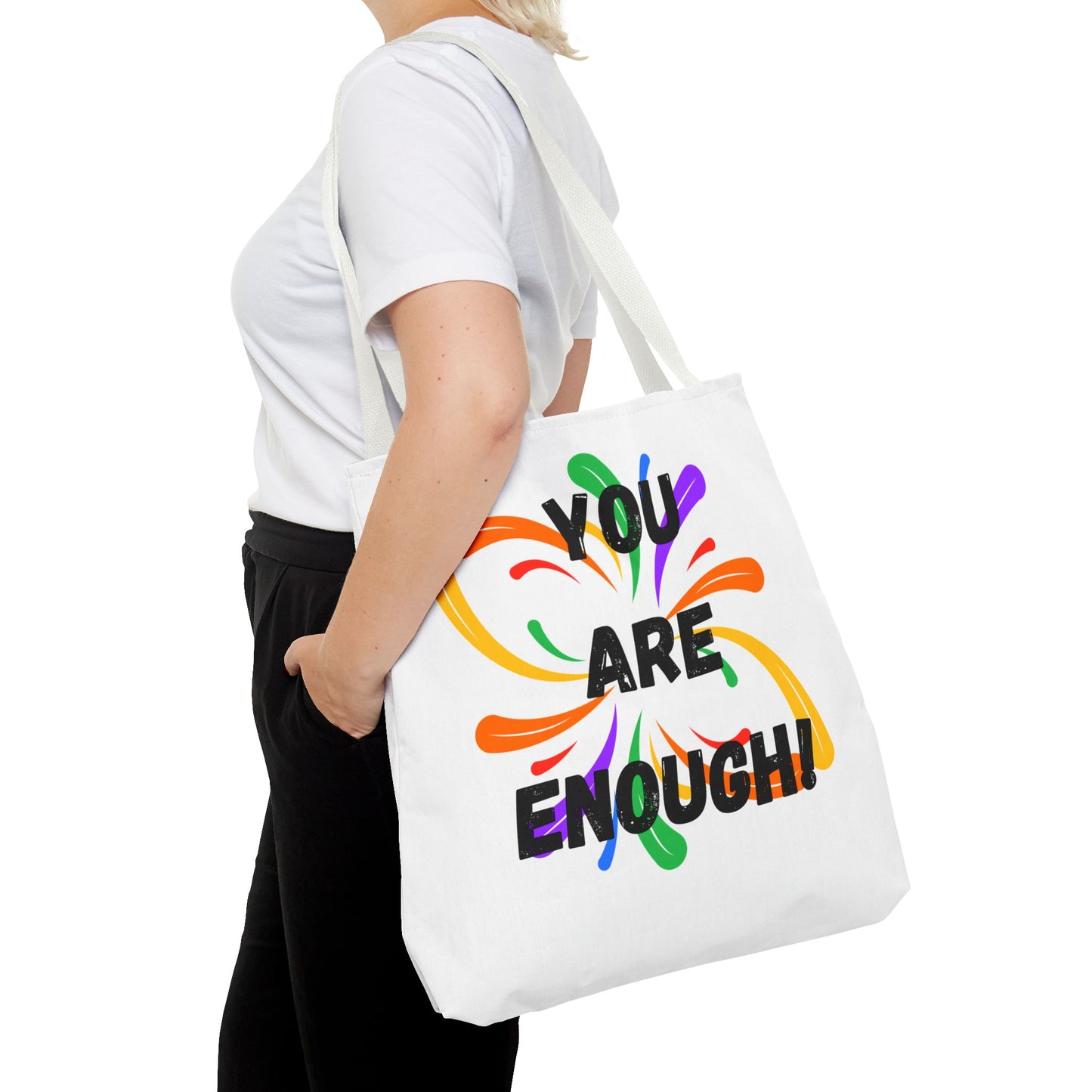 You are enough. Different not less Tote Bag