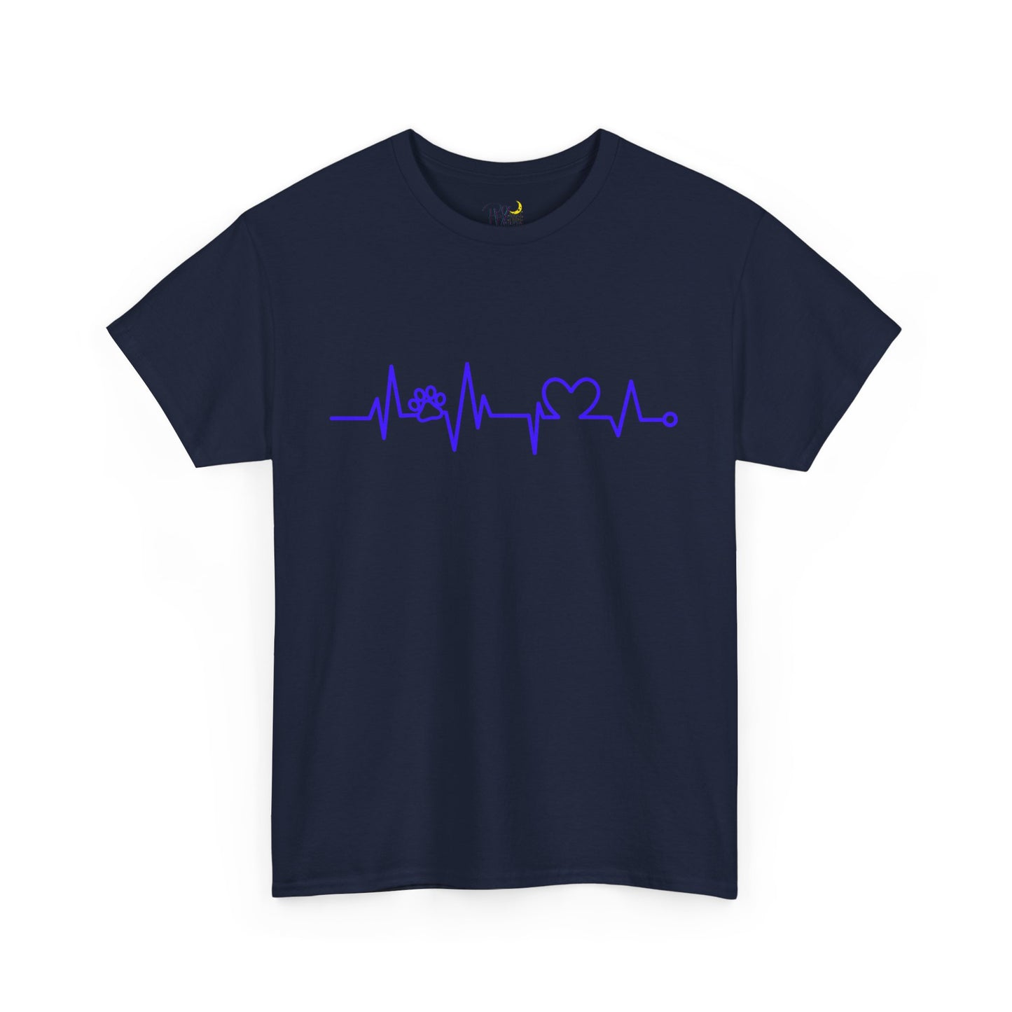 Dog paw. Heartrate Tshirt