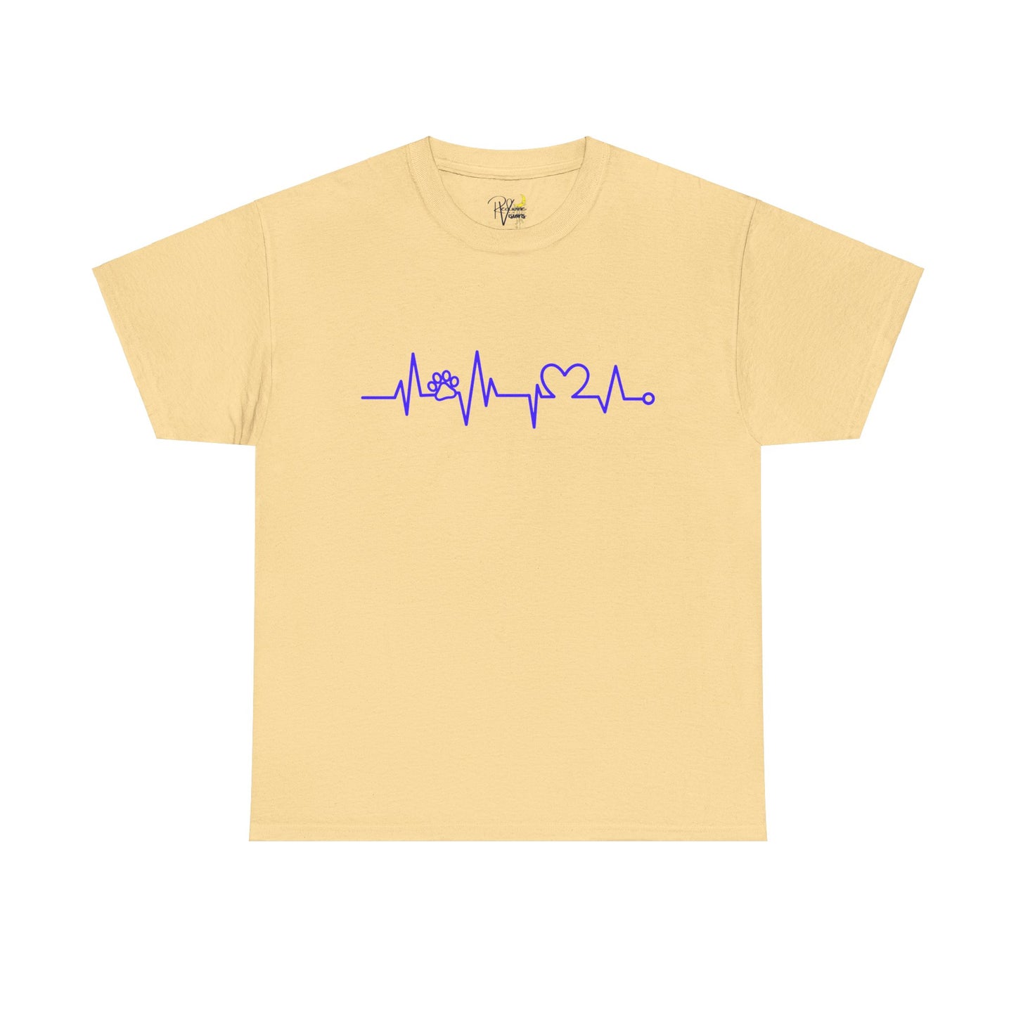 Dog paw. Heartrate Tshirt