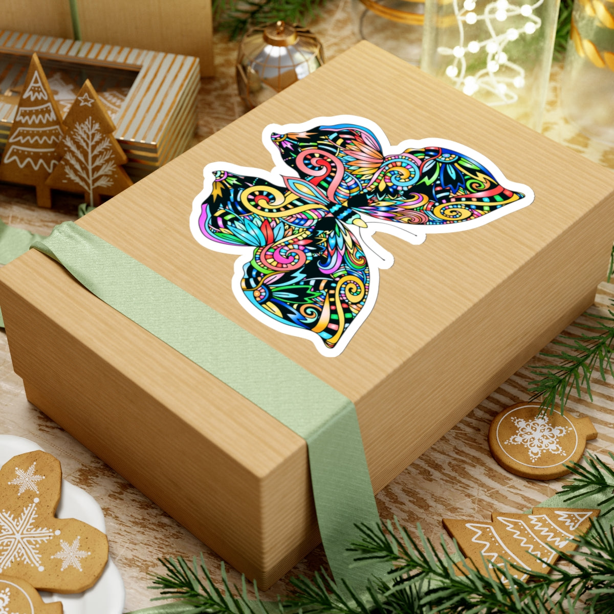 Butterfly sticker