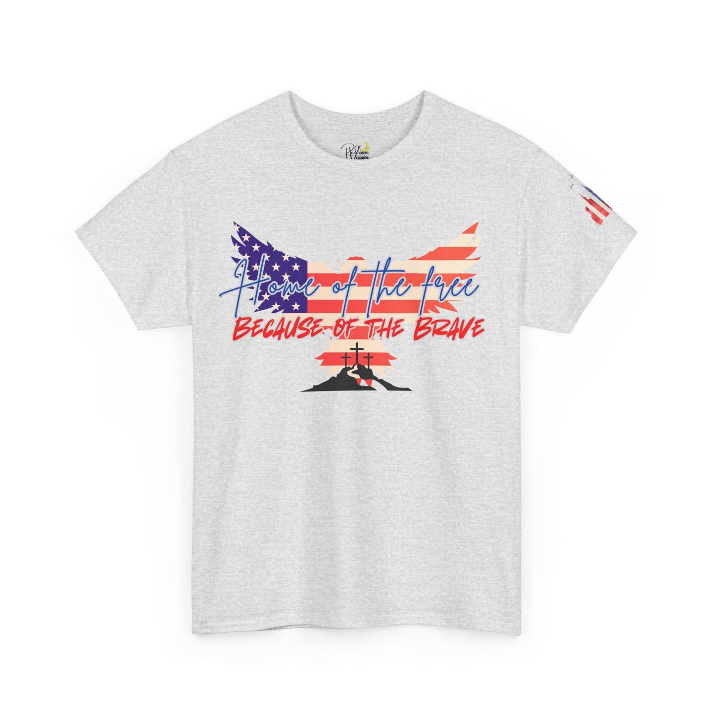 Patriotic T-Shirt - Home of the Free Because of the Brave