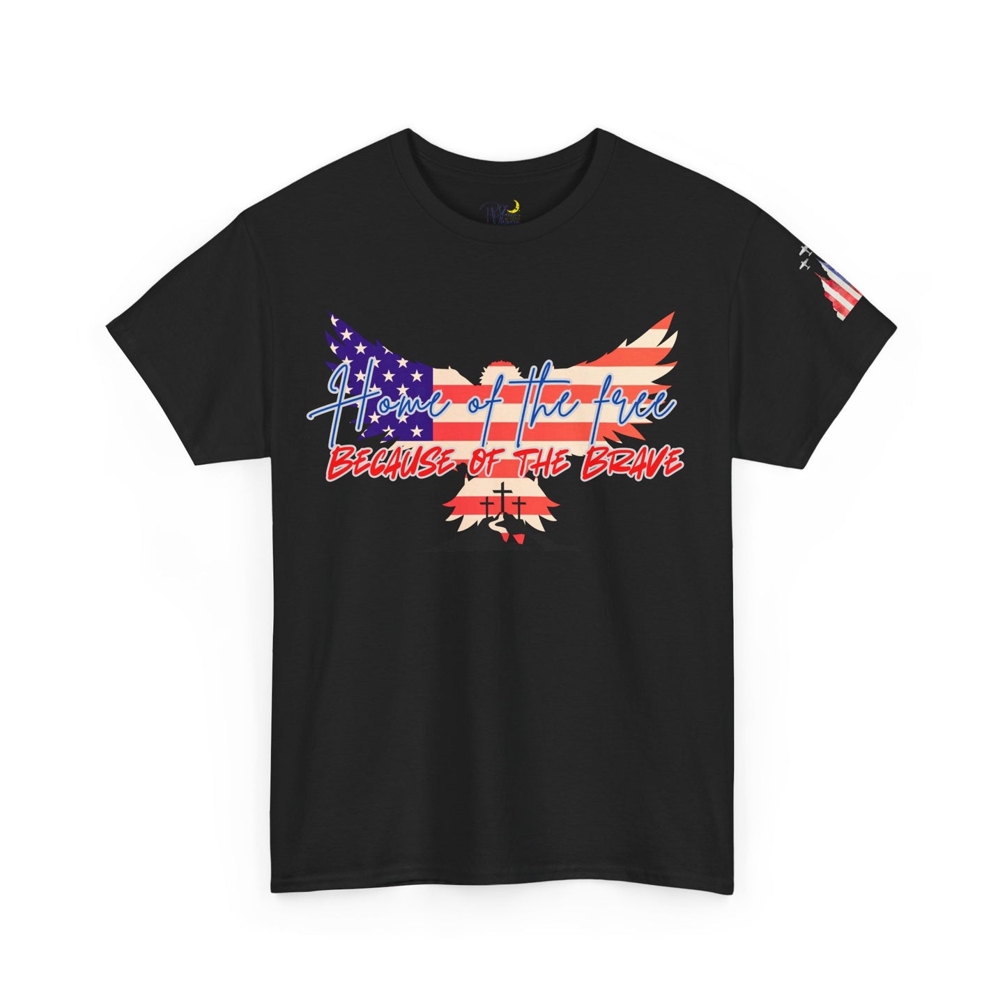 Patriotic T-Shirt - Home of the Free Because of the Brave