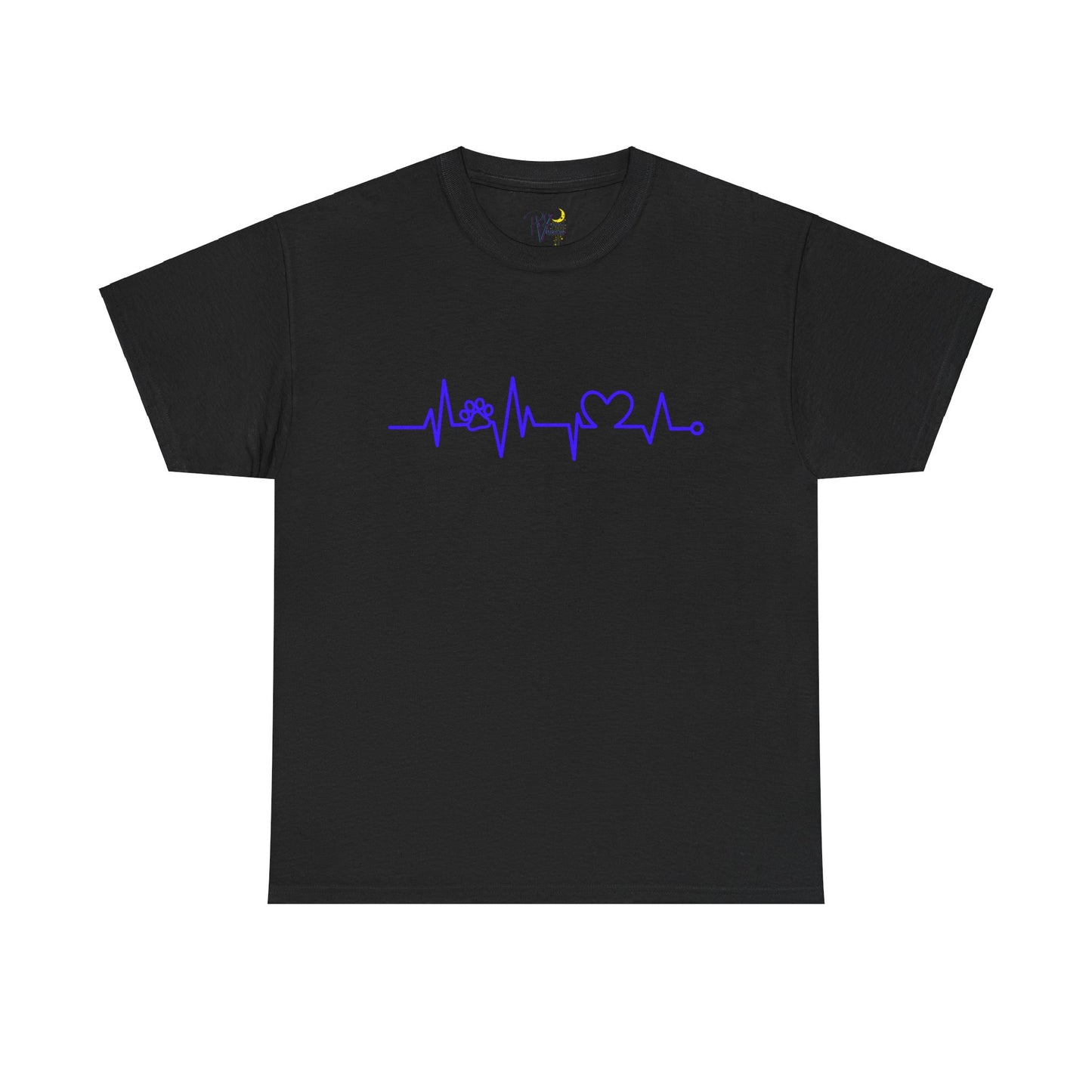 Dog paw. Heartrate Tshirt