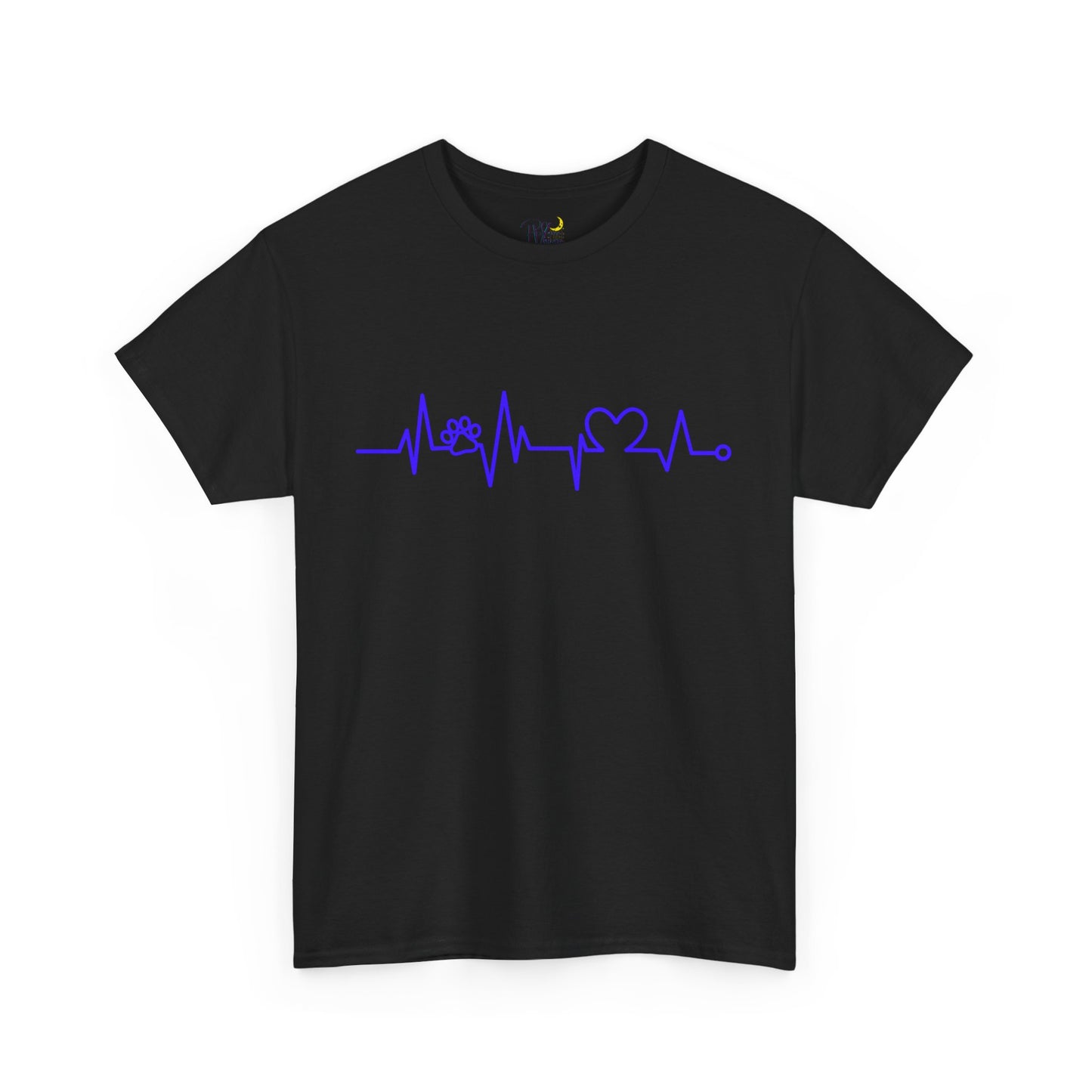 Dog paw. Heartrate Tshirt