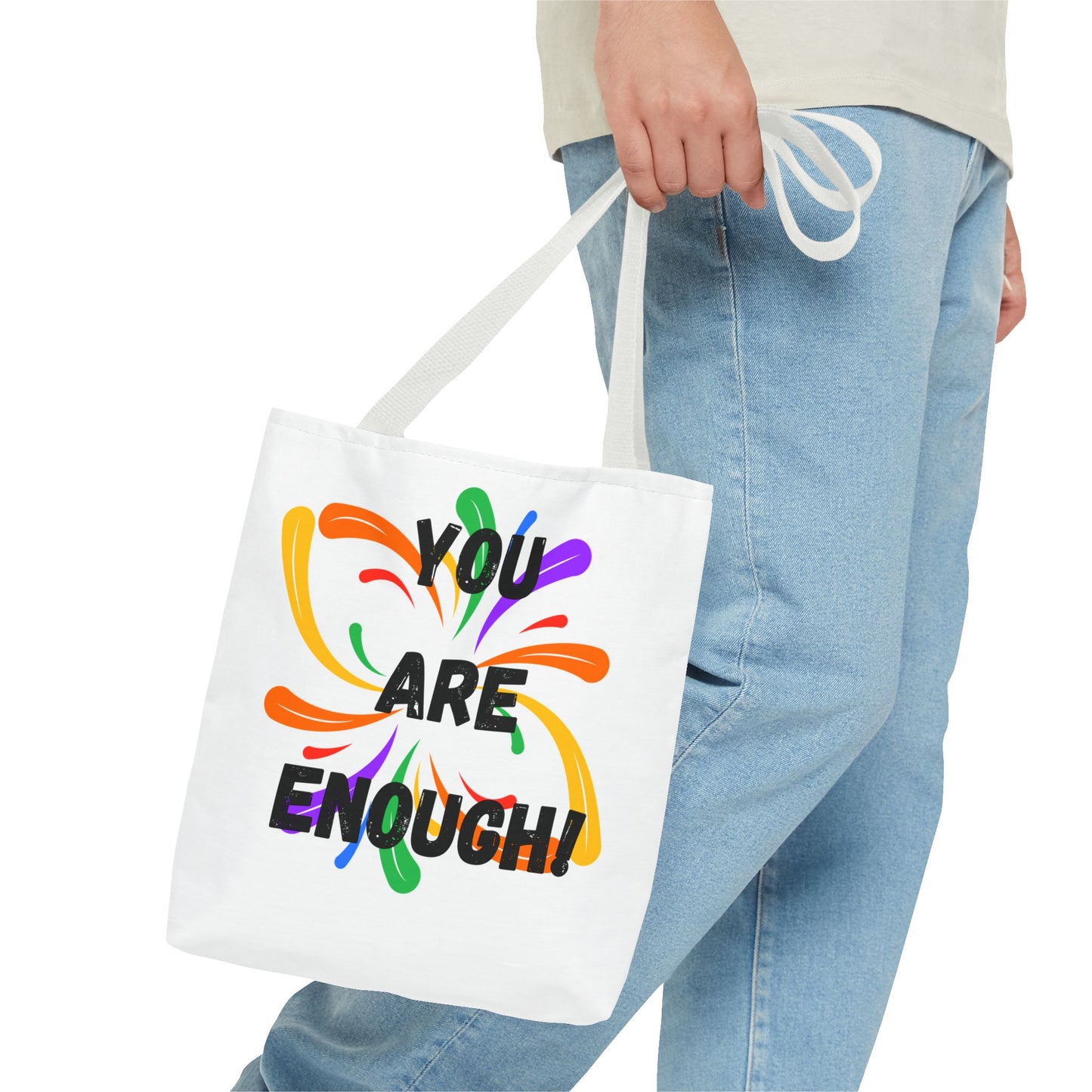 You are enough. Different not less Tote Bag