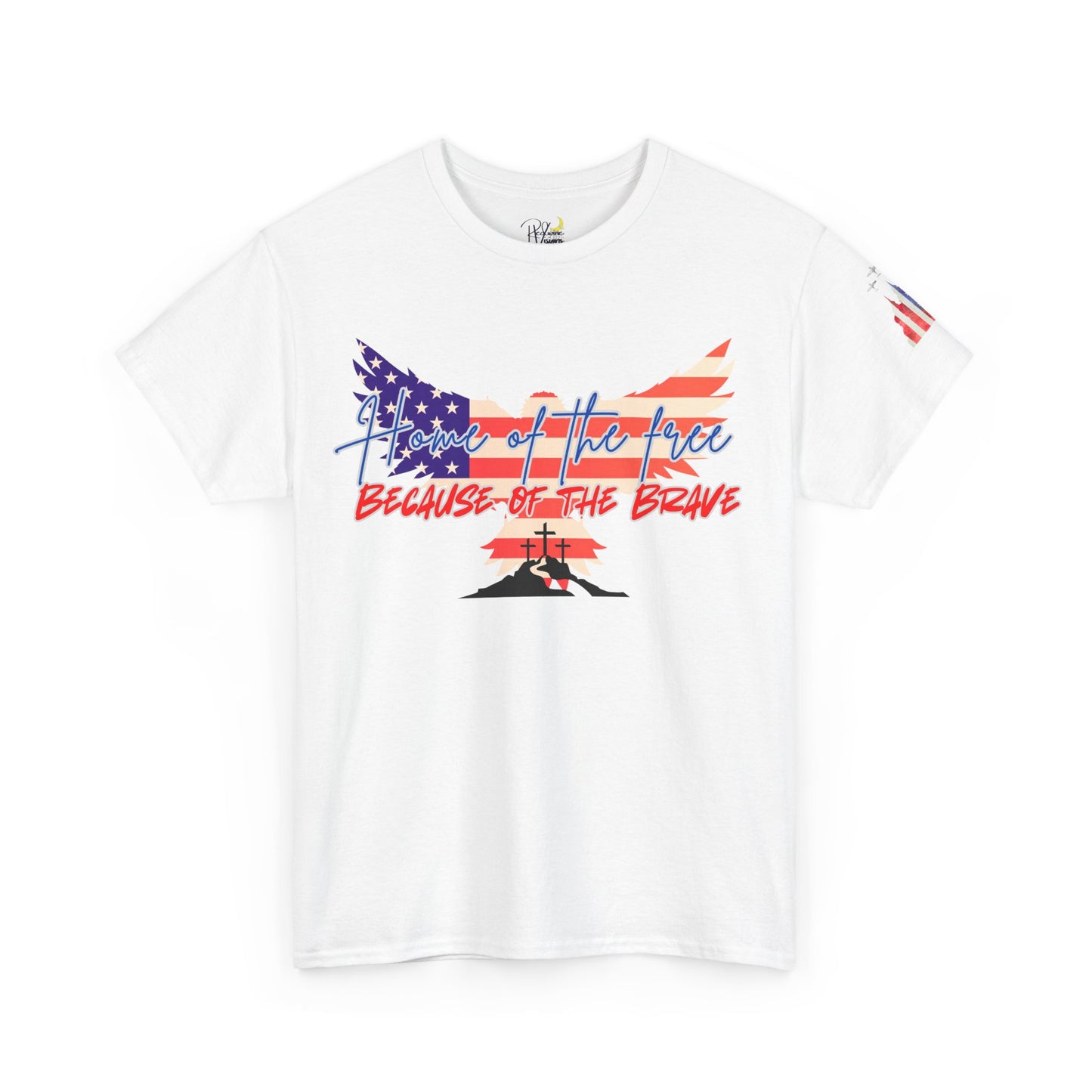 Patriotic T-Shirt - Home of the Free Because of the Brave