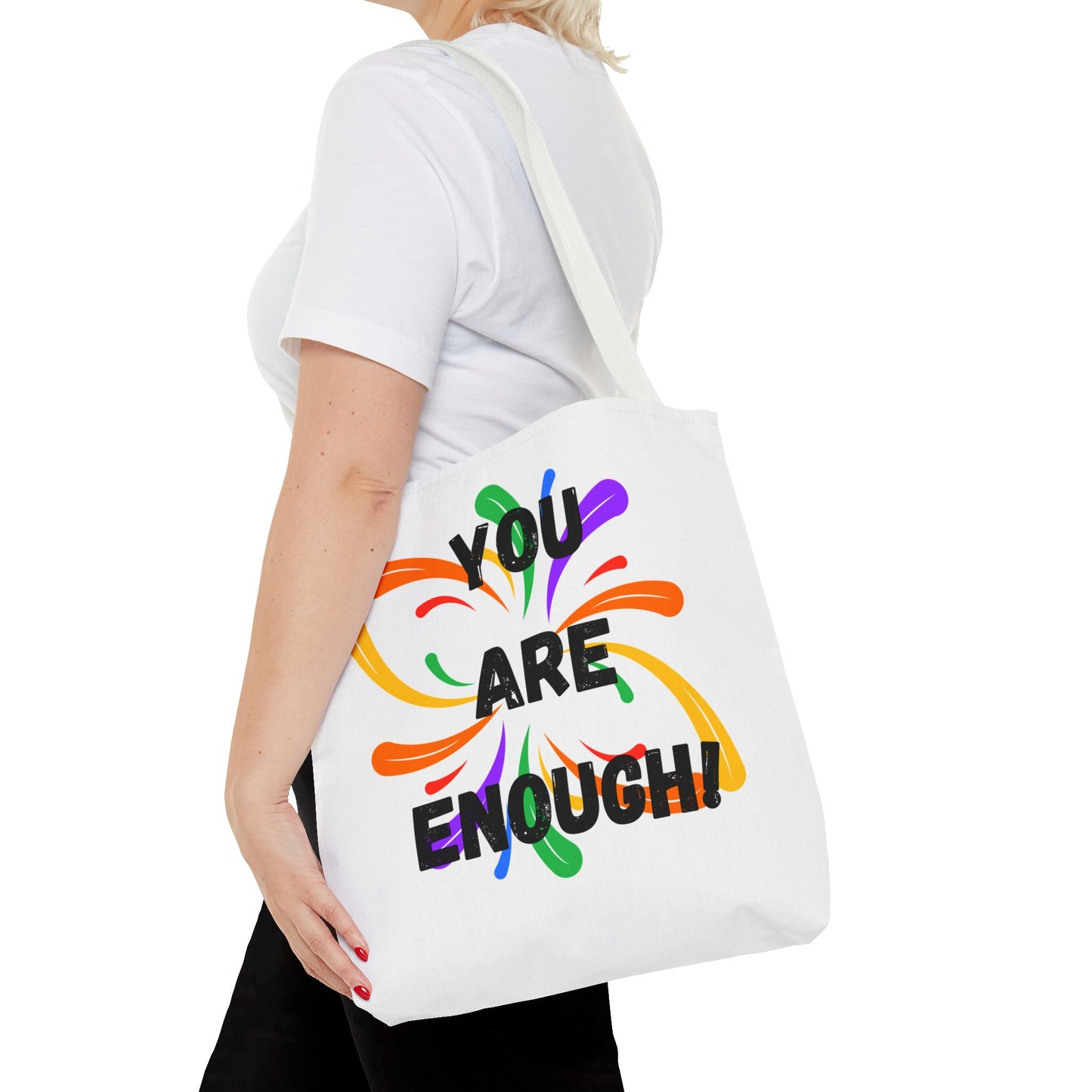 You are enough. Different not less Tote Bag