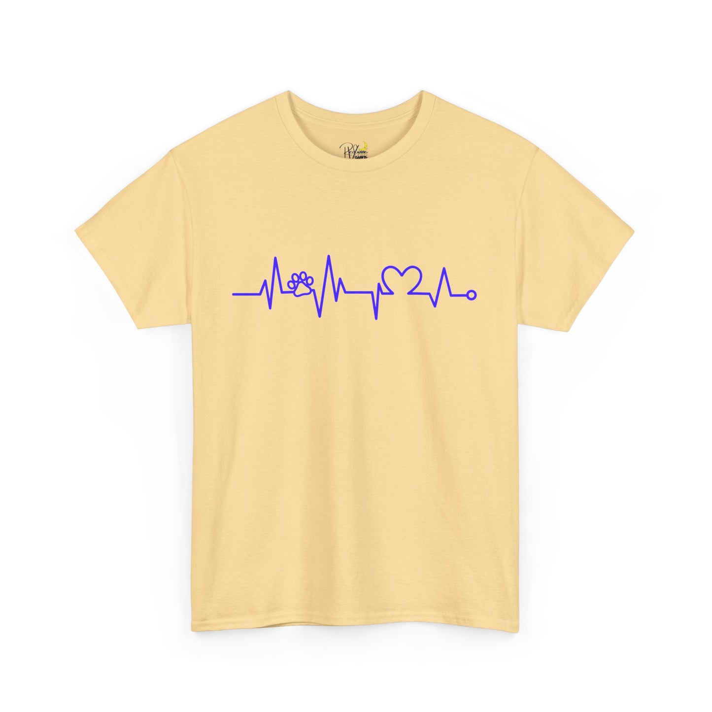 Dog paw. Heartrate Tshirt