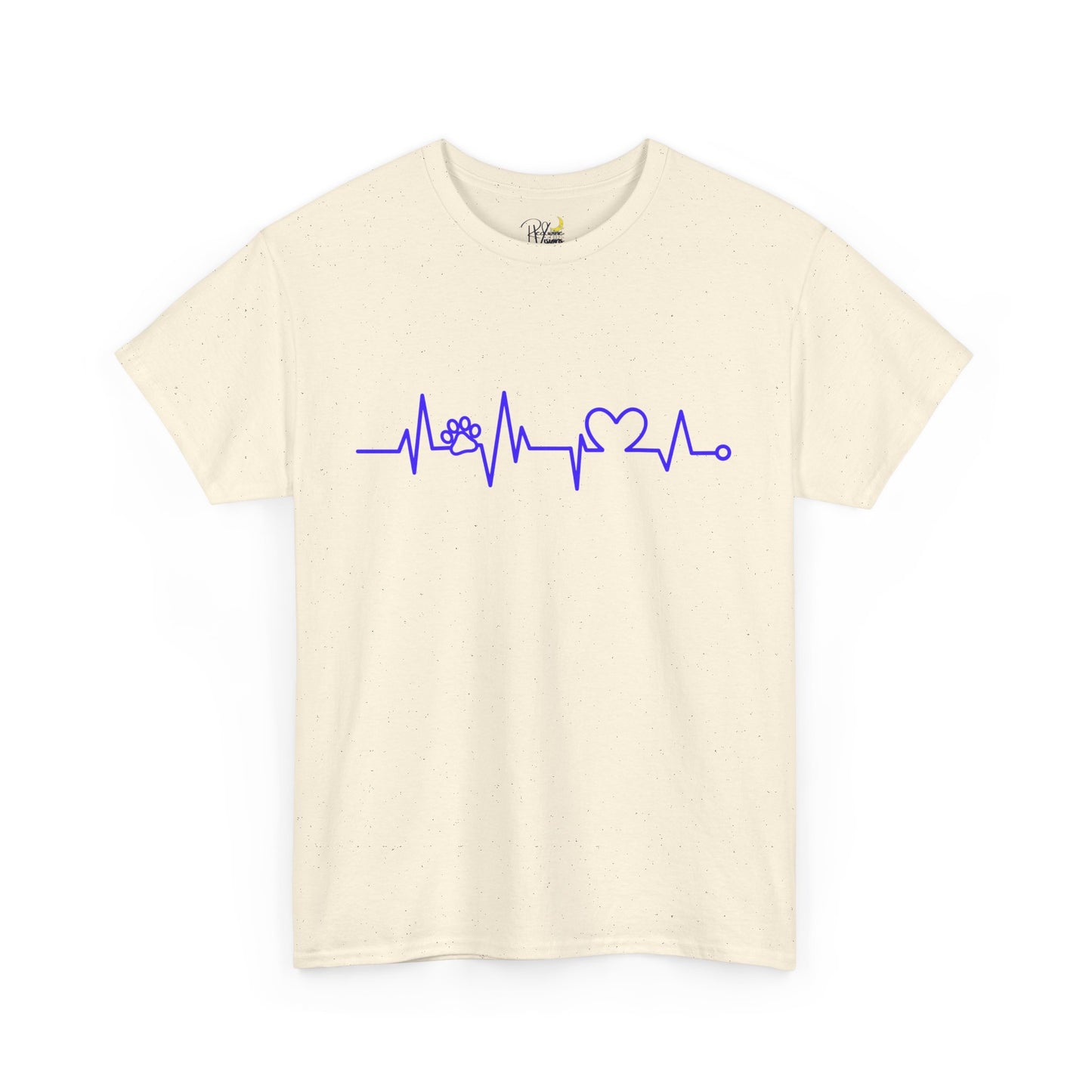 Dog paw. Heartrate Tshirt