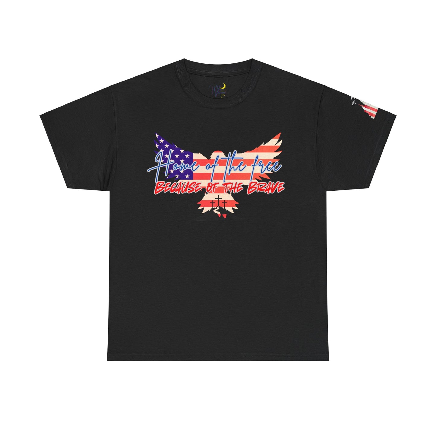 Patriotic T-Shirt - Home of the Free Because of the Brave