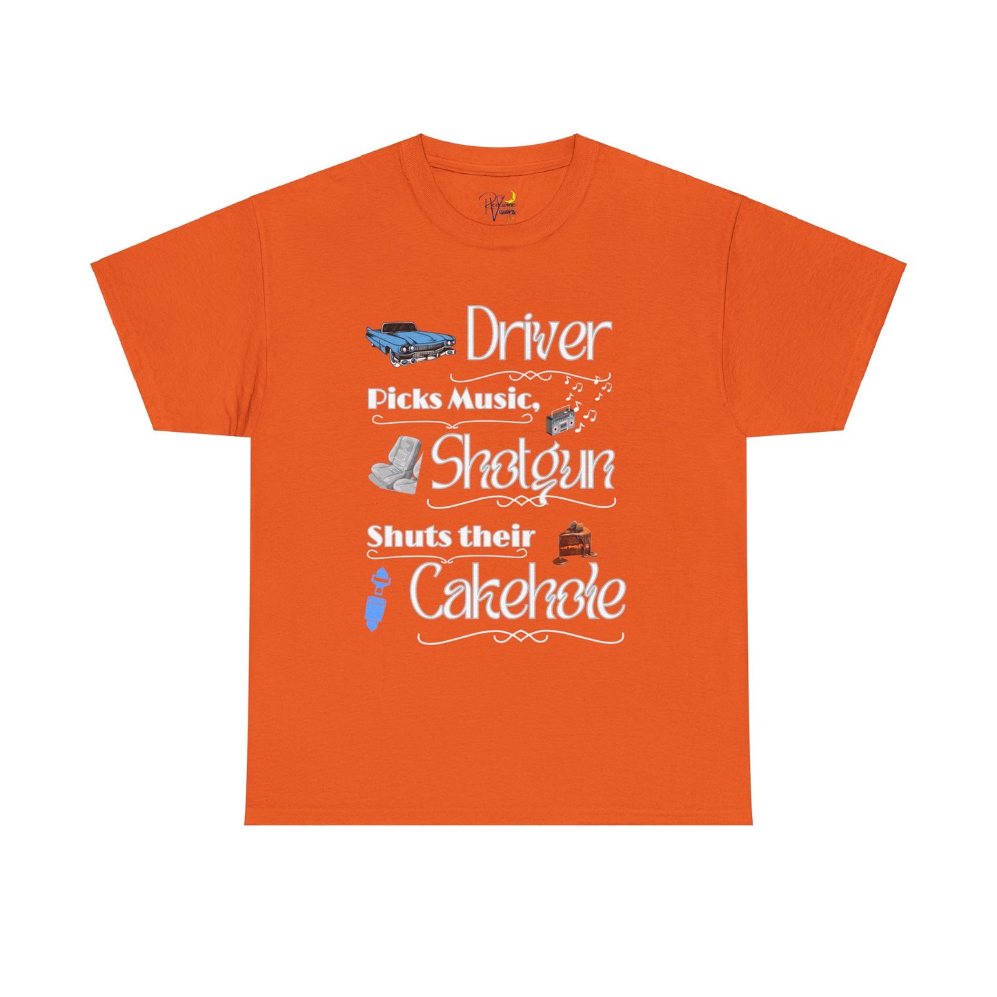 Graphic Tee Shirt - Driver Picks Music Shotgun Shuts Their Cakehole