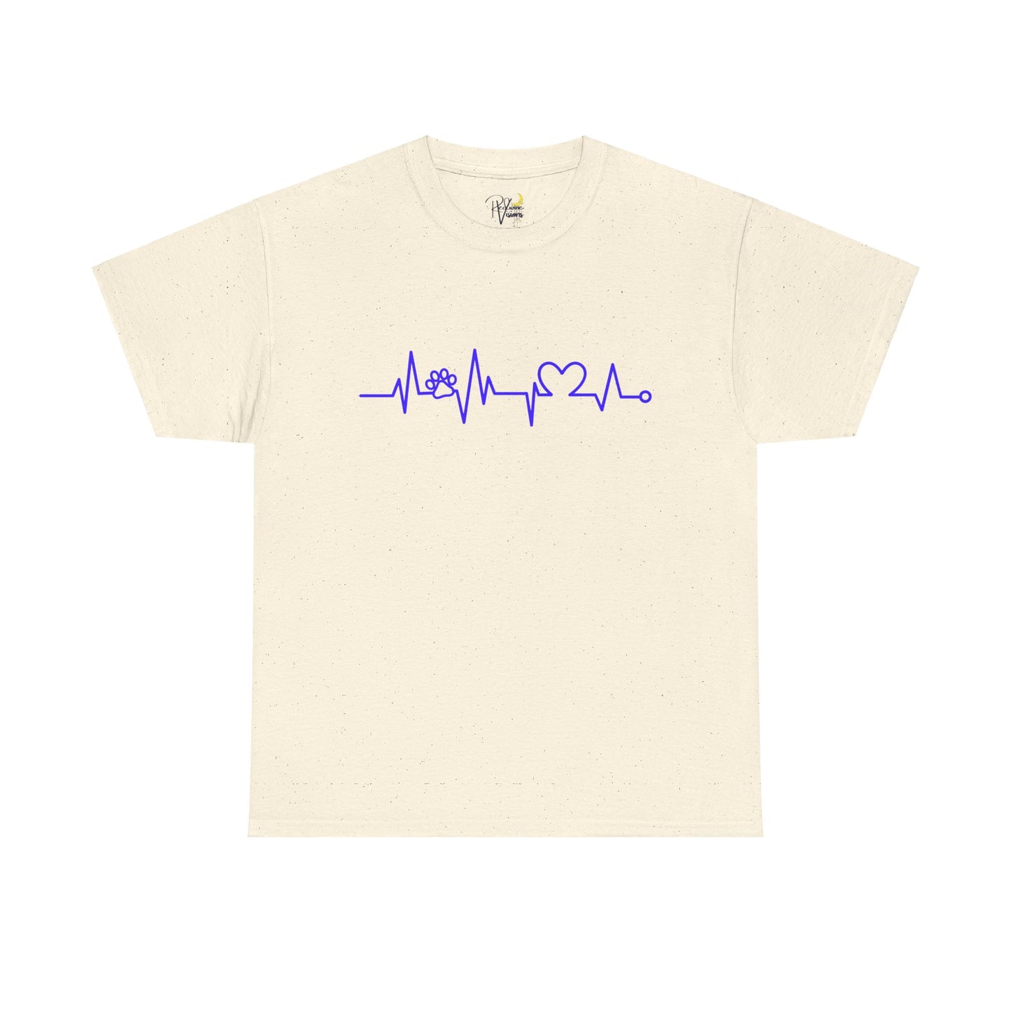 Dog paw. Heartrate Tshirt