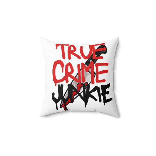 True crime. Don't be suspicious on back. Pillow