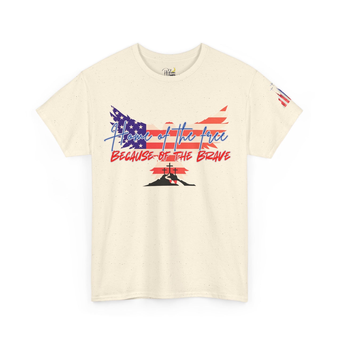 Patriotic T-Shirt - Home of the Free Because of the Brave