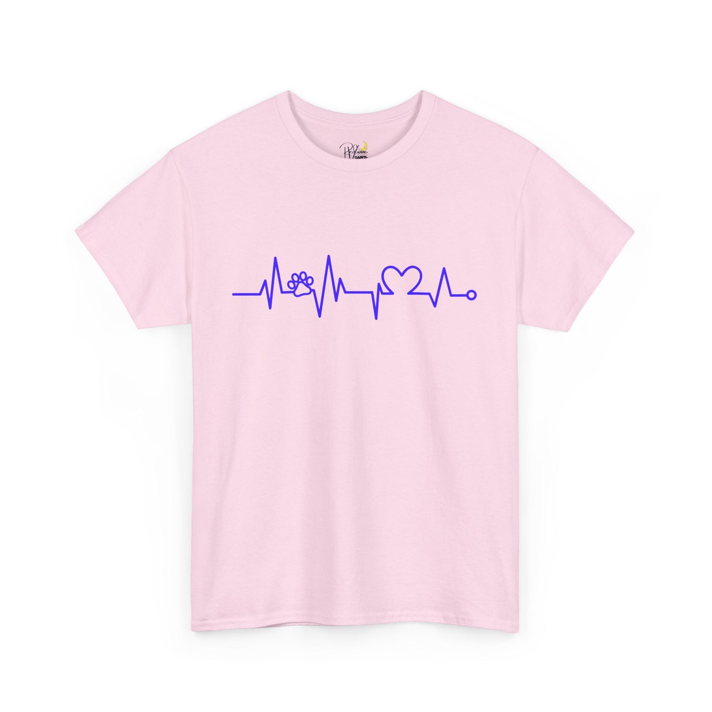 Dog paw. Heartrate Tshirt