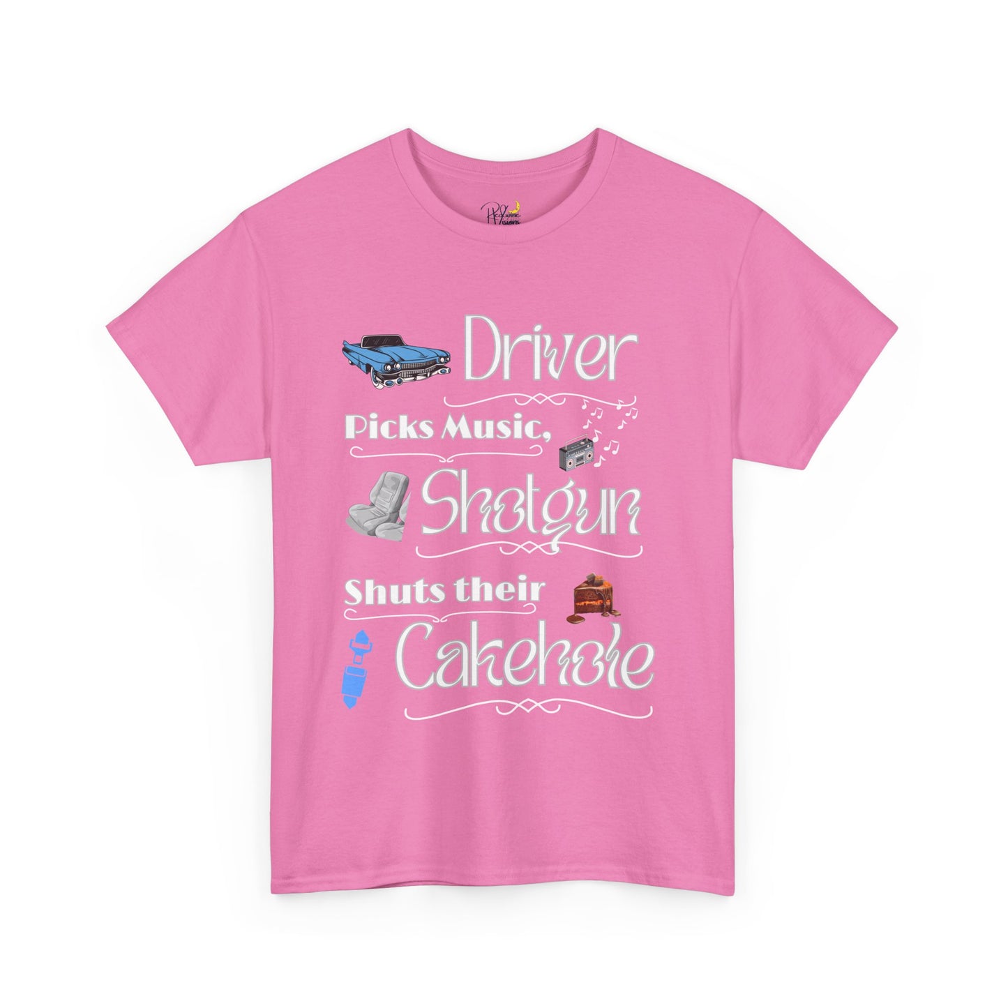 Graphic Tee Shirt - Driver Picks Music Shotgun Shuts Their Cakehole