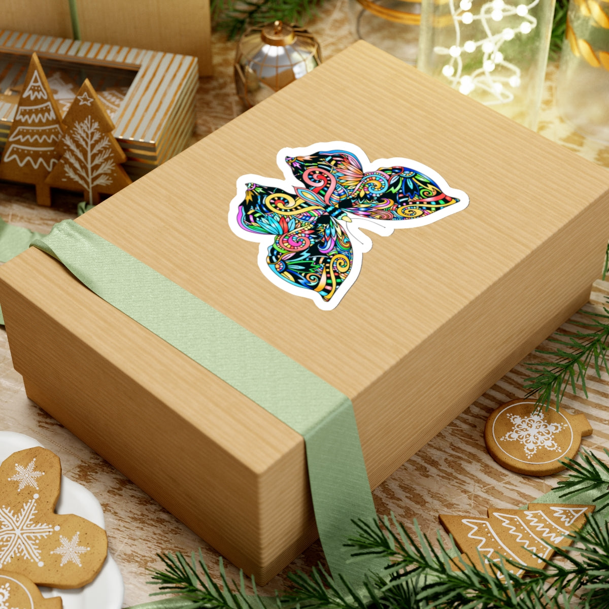 Butterfly sticker