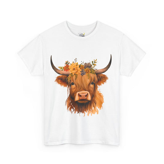 Cow Graphic Tee Shirt - Unisex Heavy Cotton