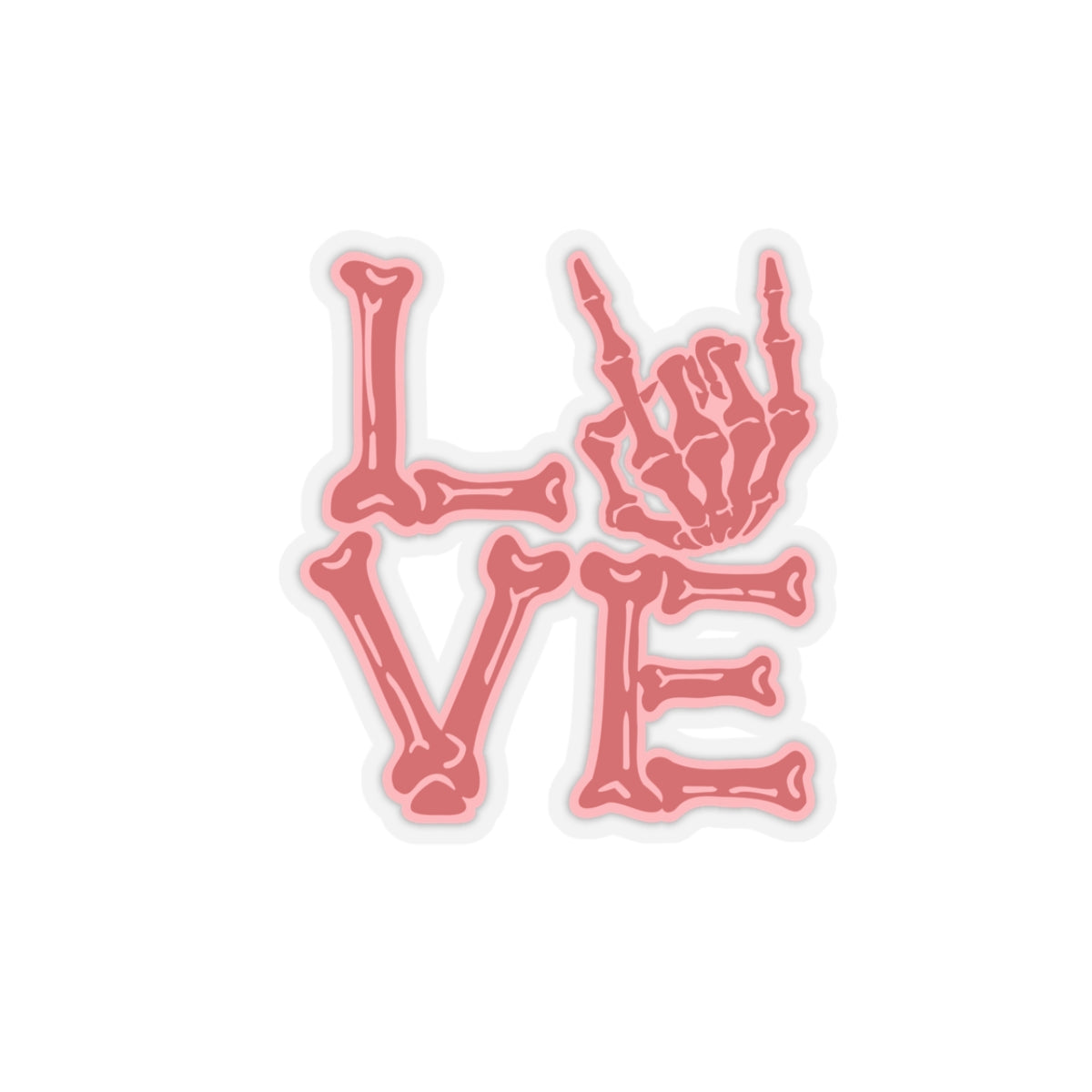 Love skeleton Sticker