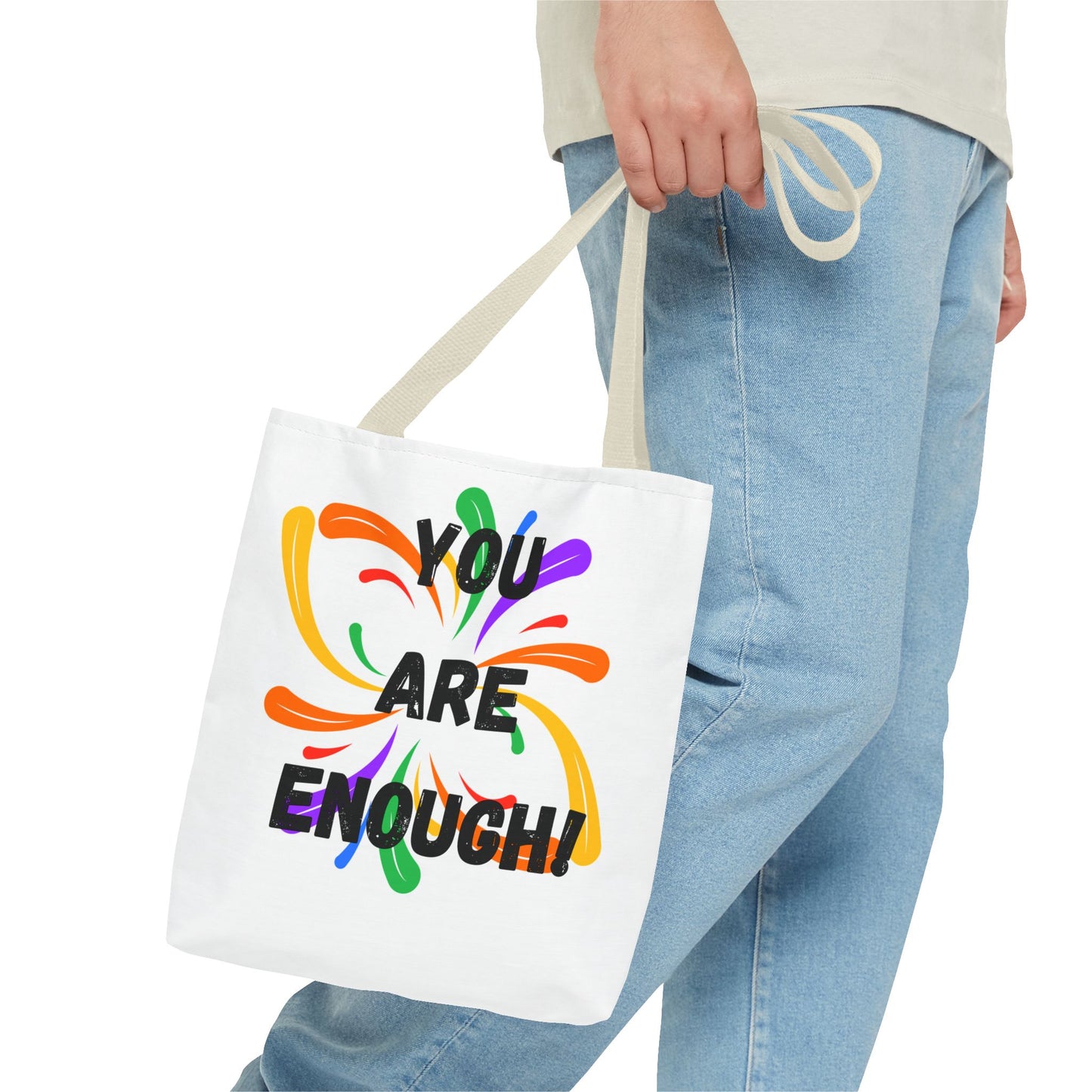 You are enough. Different not less Tote Bag