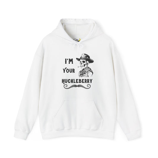 Skeleton Cowboy Huckleberry Hoodie - Unisex College