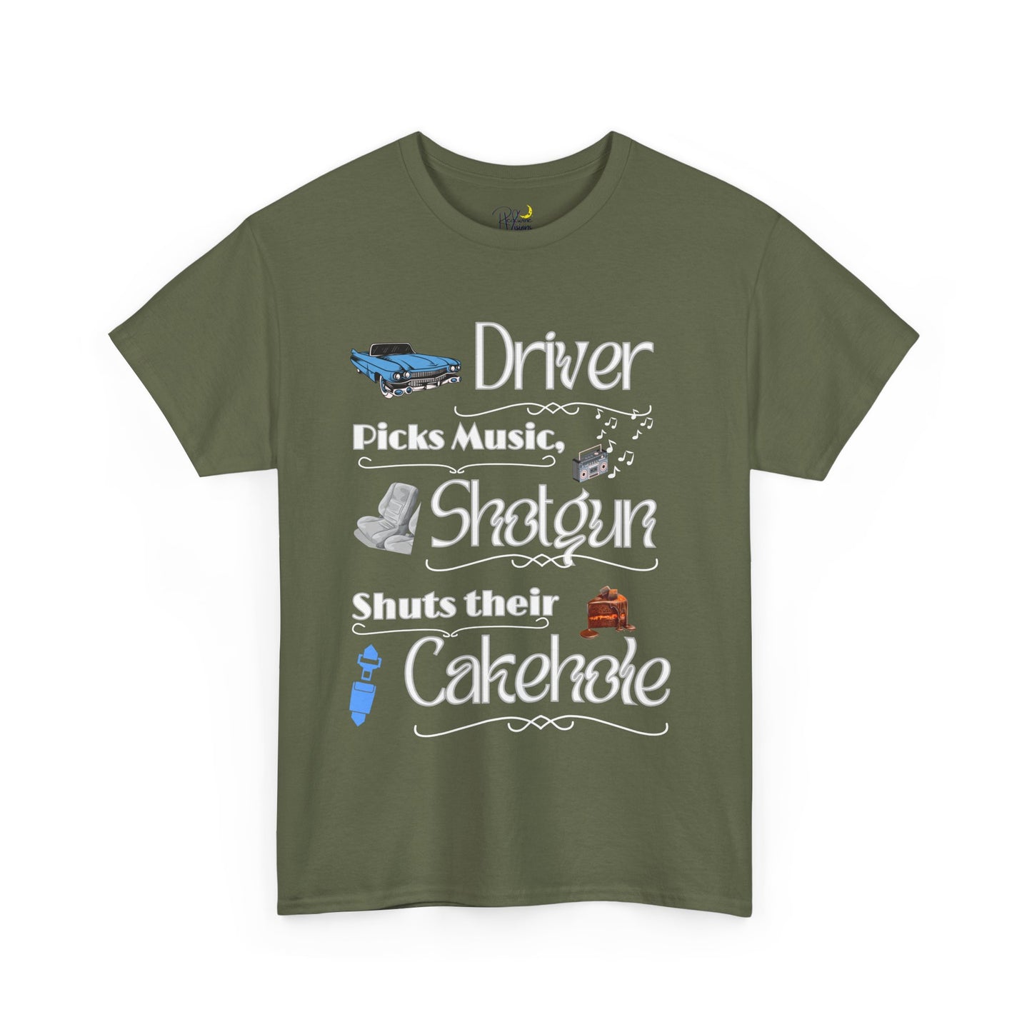 Graphic Tee Shirt - Driver Picks Music Shotgun Shuts Their Cakehole