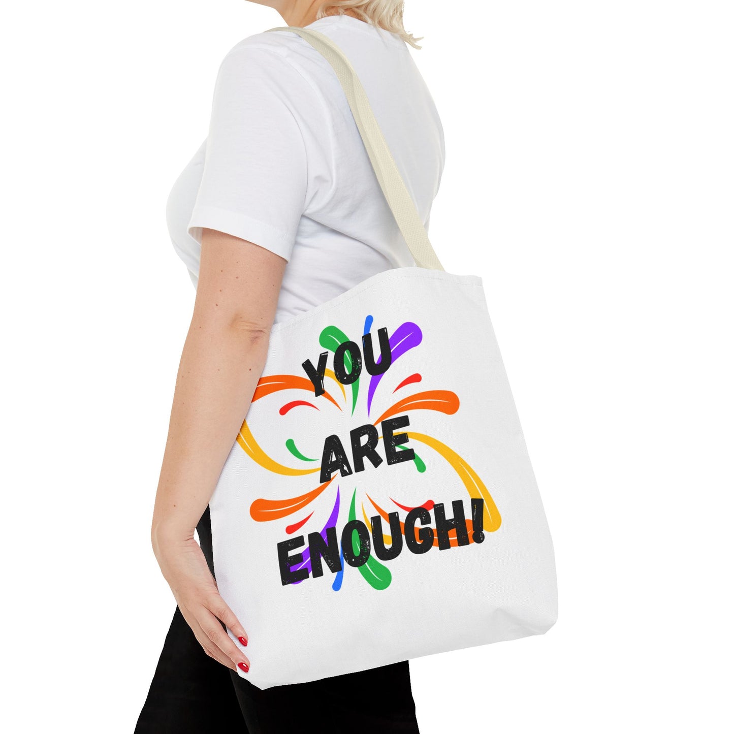 You are enough. Different not less Tote Bag