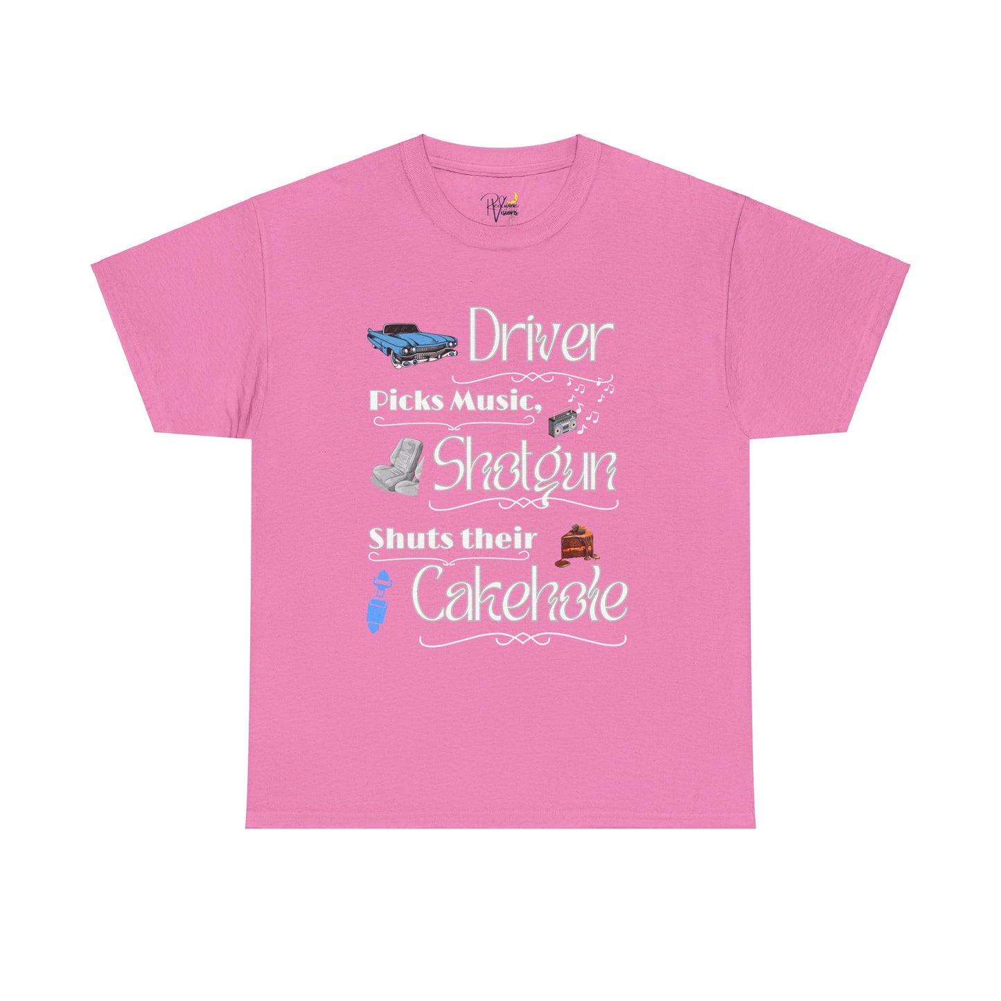 Graphic Tee Shirt - Driver Picks Music Shotgun Shuts Their Cakehole