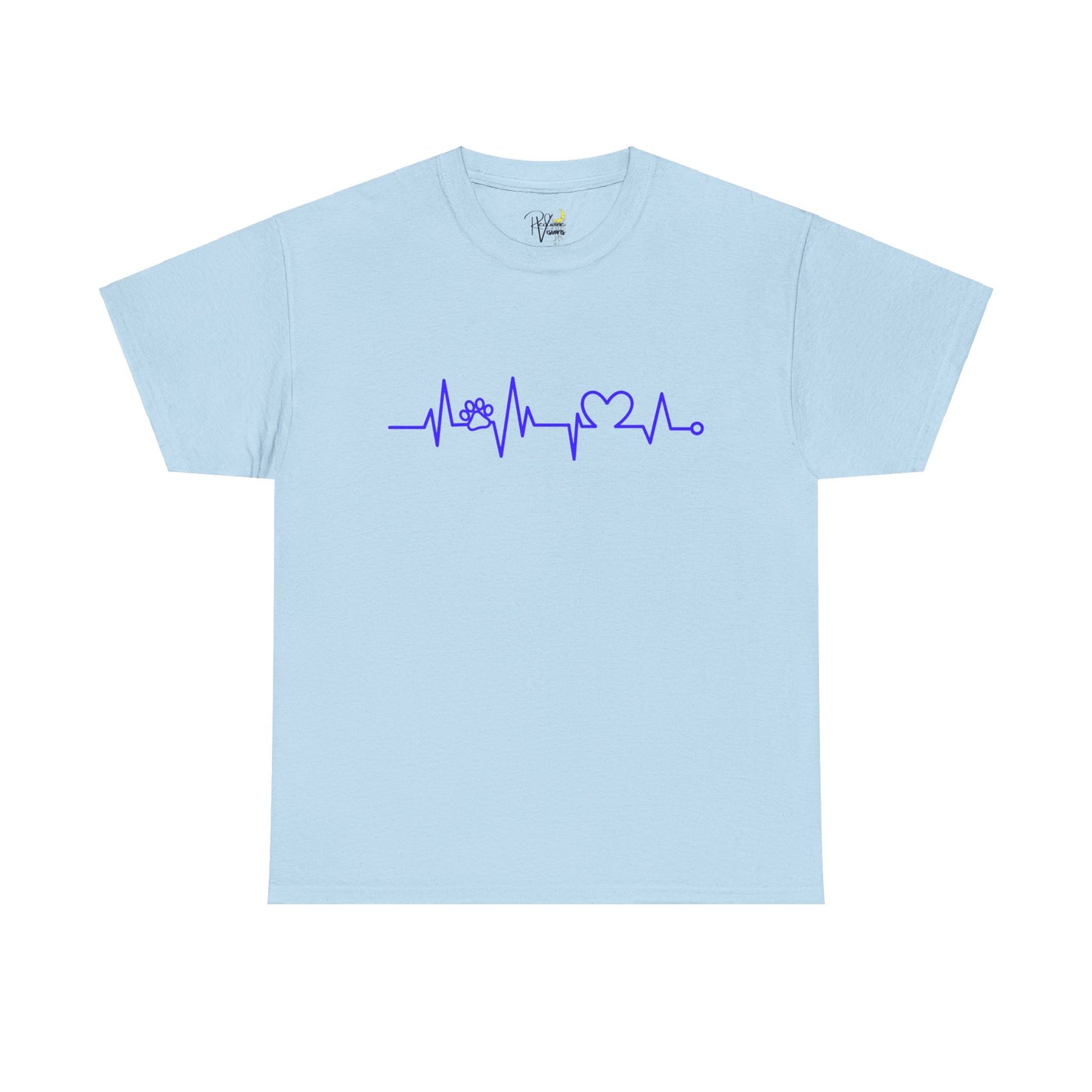 Dog paw. Heartrate Tshirt