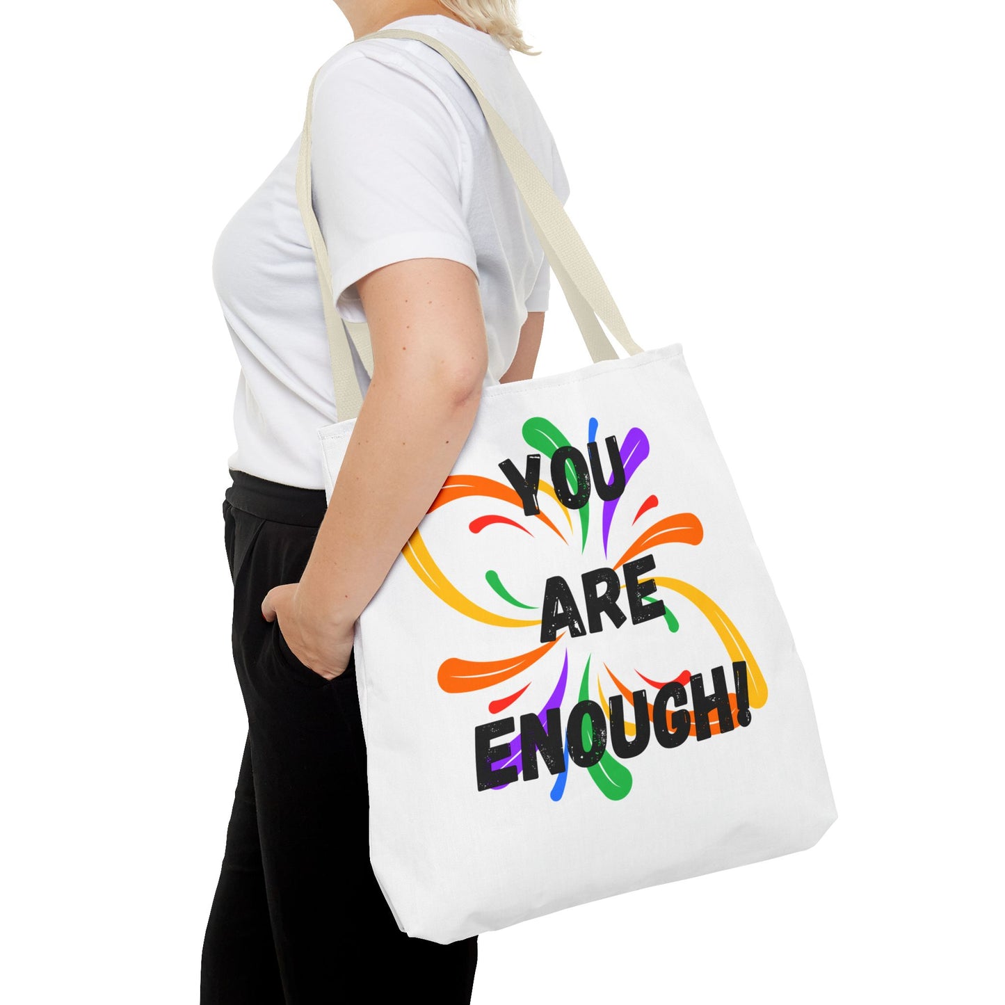 You are enough. Different not less Tote Bag