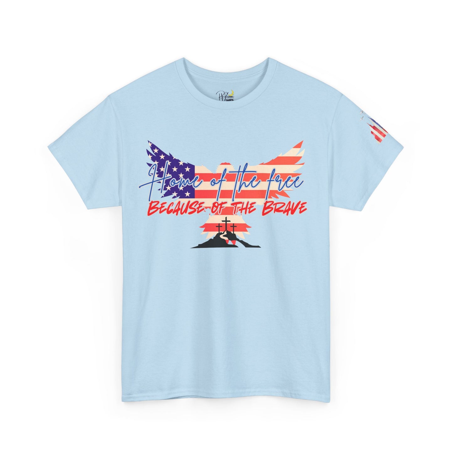 Patriotic T-Shirt - Home of the Free Because of the Brave